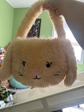 Plush Bunny Easter Basket